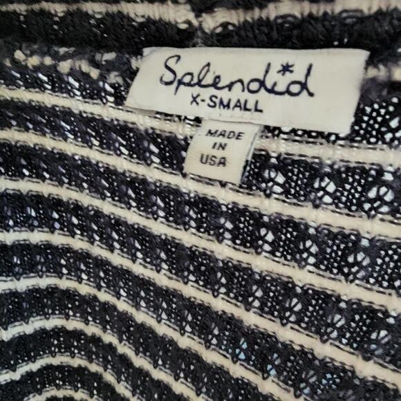 SPLENDID striped super soft oversized cardigan sweater size XS - Picture 4 of 6